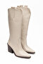 Women's Cowboy Boots Pointed Toe Thick Heel Simple Western Boots