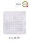 Non-Slip Mat with Suction Cups for Bathroom Shower and Bathtub, Massage Mat with Water Drainage 54X54 cm (M-150) - 4