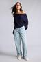 Regular Fit Boat Neck Knitwear Basic Sweater (26 Wn) - 2