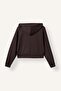 Loose Fit Hooded Modal Cardigan (26 Wn) - 7