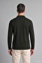 Regular Fit Buttoned Polo Collar Basic Sweatshirt I2039Ax26Wn - 5