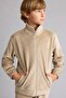 Zippered Velvet Basic Cardigan Boys (26 Au)