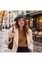 Spk-12008 Smoked Premium Soft Textured Painter's Hat |   Eos Collective - 2