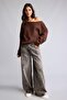 Regular Fit Boat Neck Knitwear Basic Sweater (26 Wn) - 2