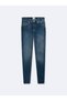 Tanya B Skinny Fit Mid Waist Mid Indigo Jean Pants
