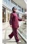 Women's Comfortable Cut Oversize Tracksuit Combination - 4