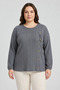 Winter Hair Knitwear Buttoned Soft Blouse