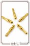 Gold-Yellow Prayer Bead Imame – Zamak Casting 5 Pieces - Epoxy Prayer Beads |   Natural Stone Prayer Beads |   Amber Prayer Beads