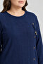 Winter Hair Knitwear Buttoned Soft Blouse - 3