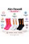 Unisex Flame Patterned Socks Set of 6 Cotton Long Socks Seamless Breathable Daily Sports Socks Soft - 3