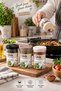 300 ml Plastic Smart Spice and Salt Dispenser with Adjustable Multi-Hole Lid - 4