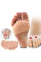 2 Pieces Metatarsal Pad – Metatarsal Cushion and Forefoot Pad, Non-Slip Breathable Air Hole Design Skin Color Forefoot Pad - 2