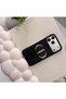 Black Luxury Snake Leather Look Mirrored Case Compatible with Apple iPhone 17 Pro - 3