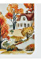 Rmz Gi̇yi̇m Farkiyla Landscape Embroidered Bath Mat 40X60 cm - 6
