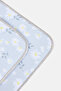 2 Pack Printed Dish Drying Mats, Grey - 4