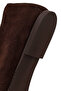 Women's Brown Buckle Suede Leather Ballerinas Af130004Ds - 8