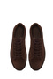 Men's Brown Lace-Up Suede Leather Sneaker Wm660015Ds - 4