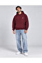 Icon Unisex 3 Thread Thick Fabric Hooded Hoodie Sweatshirt Oversize - 3
