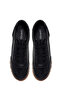 Men's Black Lace-Up Leather Sneaker Wm620013Df - 4
