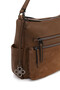Women's Brown Long Strap Suede Shoulder Bag Ab100018Ks - 8