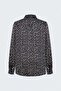 Patterned Shirt - Black - 5