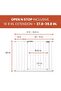 Open N Stop Pressure Fit Baby & Pet Safety Gate, 8 in, White - 2