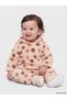 Floral Baby Girl Plush Jumpsuit