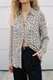 Patterned Shirt - Ecru-Black - 2
