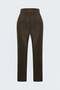 Suede Trousers - Brown - 2