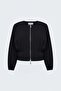 Zippered Jacket - Black - 3