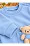 100% Cotton Seasonal Teddy Bear Ribbed Bottom and Top 2-Piece Baby Set - 8