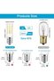 عبوة من 2 مصباح LED E17، مصباح LED صغير الحجم، إضاءة للثلاجة، قابل للتعتيم 5 واط بلون أبيض نهاري 600 - 3