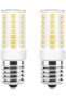 عبوة من 2 مصباح LED E17، مصباح LED صغير الحجم، إضاءة للثلاجة، قابل للتعتيم 5 واط بلون أبيض نهاري 600