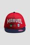 Motif-detail trucker cap