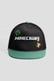 Motif-detail trucker cap