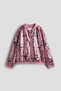 Sequined bomber jacket