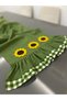 Ruffled Sunflower Motif Runner (Liquid-Proof/Stain-Resistant) - 2