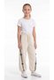 Girls' Sweatpants with Bow and Ribbon Trim - 2