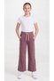 Girls' Sweatpants with Right and Left Ribbed Bows - 2