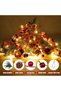 Christmas Garland with Lights Battery Operated 9.8 Ft 60 LED Pinecones Red Berry Garland with Lights, Led Garland String Lights, Christmas Decorations for Home, Garland for Fireplace - 2