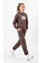 Bloom with Grace Printed Hooded Girls' Top and Bottom Tracksuit Set - 2