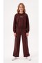 New Team London Printed Soft Textured-Comfort Fabric Girls' Top and Bottom Tracksuit Set