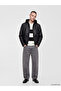 Esvab • Modern & Distinctive Slim Fit Hooded Men's Leather Look Coat - 2
