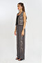 Women's Stylish Vest with Sequin and Bead Embroidery on the Front and Back - 4