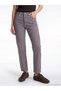 Quality Pieces from Çelebi Store Striped Crop Spanish Flare Women's Jean Pants - 2