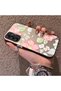 Samsung Galaxy A14 4G/5G Compatible Fresh Pink White Flower Ivy Full Surround Elegant Shockproof Printing - 2