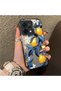 Oppo Reno 14F Compatible Yellow Lemon Blue Leaf White Small Flower Shock Absorbing Protection