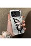 Poco F8 Pro 5g Compatible Cool Ink Pink White Butterfly Star Simple Style Shock Absorbent