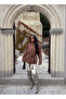 Camel Loren Belted Suede Jacket - 5