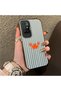 Redmi 10 2022 Compatible Simple Line Cartoon Little Red Crab Shockproof Impact Protection Drawing